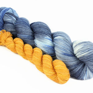 Diva Garen Set September Faded Jeans & Golden