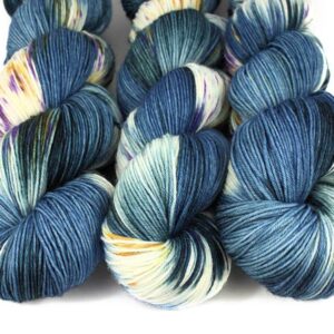 Party At Midnight Diva Sock Star Handgeverfde Sokkenwol