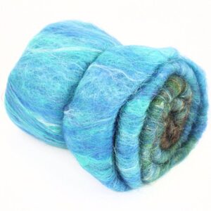 DMB0057 Luxe Batt om te spinnen met merino en zijde
